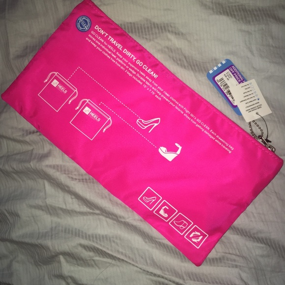 BNWT Flight 001 Hot Pink Heel Bags - Picture 7 of 16